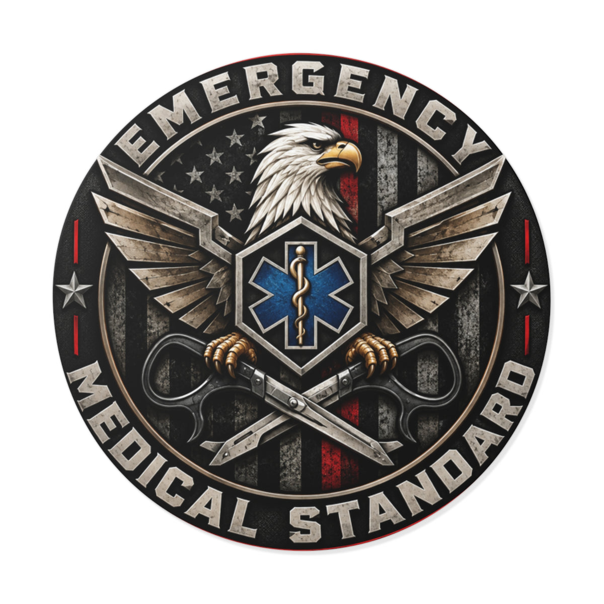 EMS Stickers - Color - Merica AF