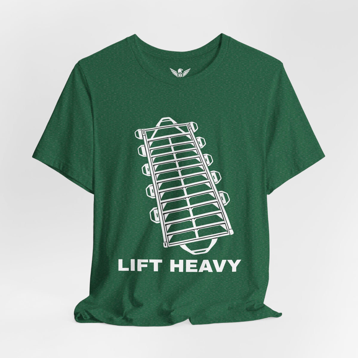 Lift Heavy - Megamover - Heather Kelly Green - Softer feel